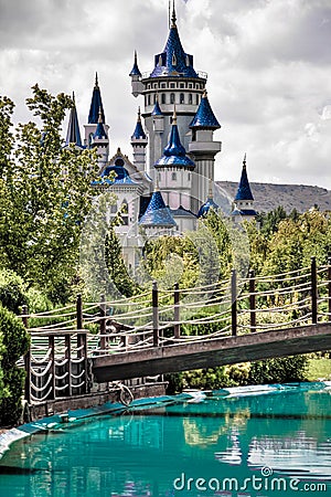 Fairytale Castle Stock Photo
