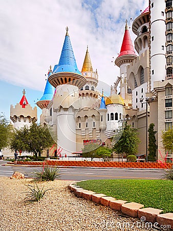 Fairytale Castle, Las Vegas, Nevada Editorial Stock Photo
