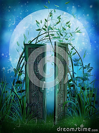 Fairytale door Stock Photo