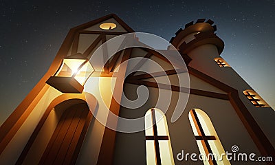 Fairytale house close up Stock Photo