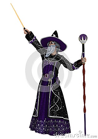 Fairytale Mage Stock Photo