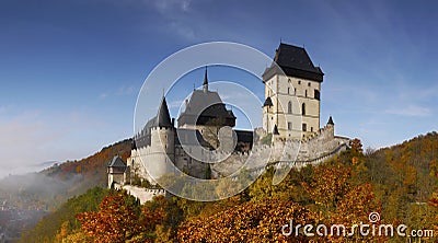 Castle Karlstein Czech Republic Stock Photo