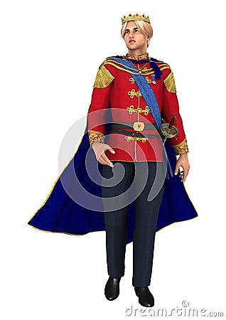 Fairytale Prince Stock Photo