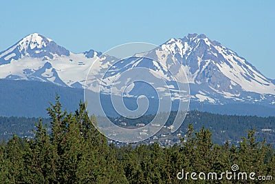 Faith and Hope In The Cascades Stock Photo