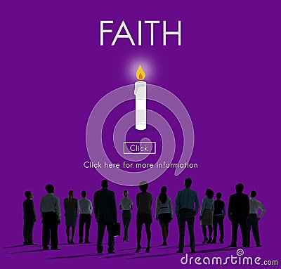 Faith Hope Ideology Loyalty Religion Belief Believe Concept Stock Photo