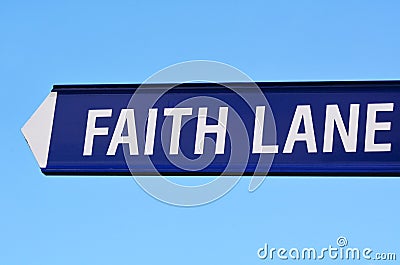 Faith Lane Stock Photo