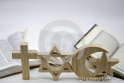 Faith and religion. Interreligious Stock Photo