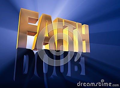 Faith Shines Through Stock Photo