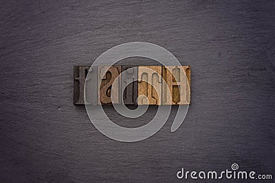 Faith Spelled Out in Type Set Stock Photo