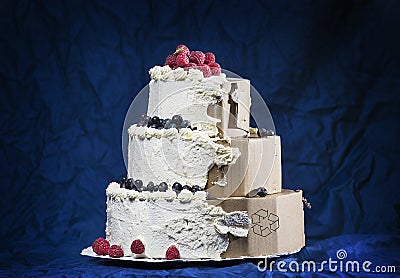 A fake cake Stock Photo