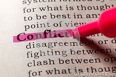 conflict Stock Photo