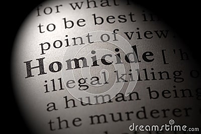 homicide Stock Photo