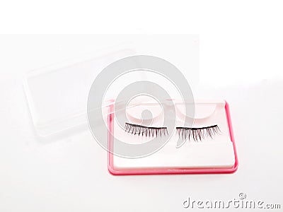 Fake eyelashes Stock Photo