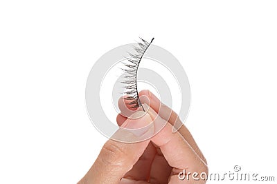 Fake eyelashes Stock Photo