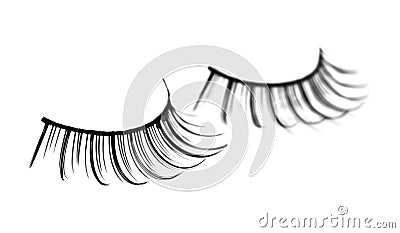 Fake eyelashes Stock Photo