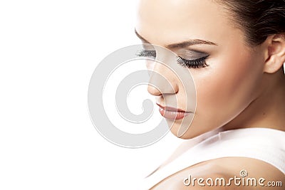 Fake eyelashes Stock Photo