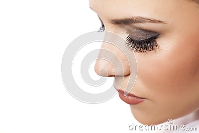 Fake eyelashes Stock Photo