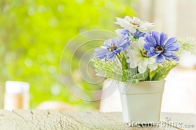 Fake flowers Stock Photo