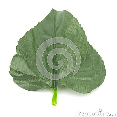 fake leaf isolated on white background Stock Photo