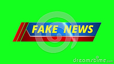 Fake News Animation On Green Background Stock Footage Video Of Attack Manipulation