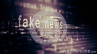 Fake news background Stock Photo