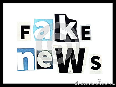 Fake news Stock Photo