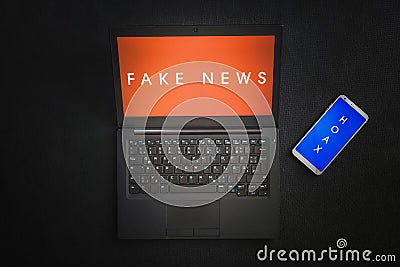 Fake News spread Stock Photo