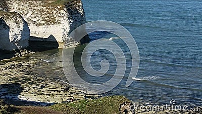 Falaises de mer - tête de Flanborough - Yorkshire - l'Angleterre Falaises de mer - tête de Flanborough - Yorkshire - l'Angleterre