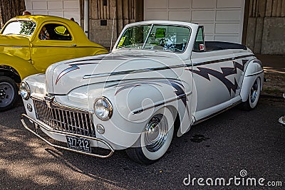 1948 Ford Super Deluxe Greased Lightning Convertible Editorial Stock Photo