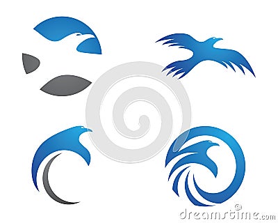 Falcon Logo Template Vector Illustration