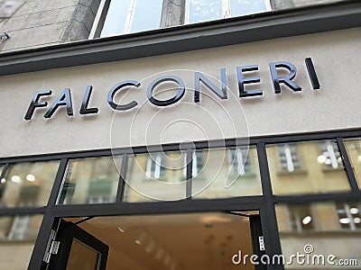 Falconeri store Editorial Stock Photo