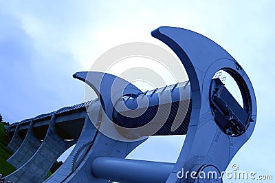 Falkirk Wheel Stock Photo