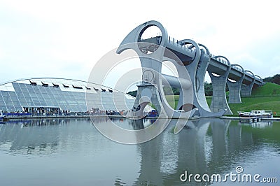 The Falkirk Wheel Stock Photo