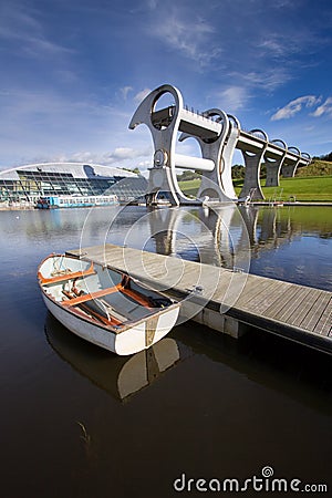 The Falkirk Wheel Stock Photo