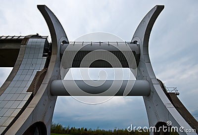 Falkirk Wheel Stock Photo