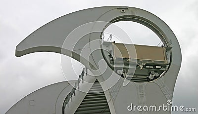 Falkirk Wheel Stock Photo