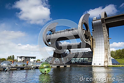 The Falkirk Wheel Editorial Stock Photo