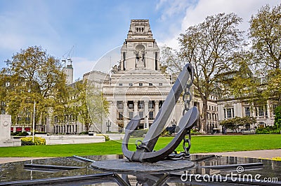 Falklands War memorial in London, UK Editorial Stock Photo