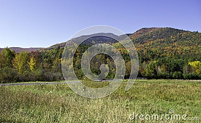 Fall in the Adirondack Mountains Stock Photo