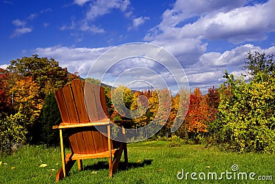 Fall in New England Stock Photo