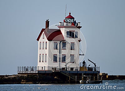 Lorain Lighthouse Stock Photo