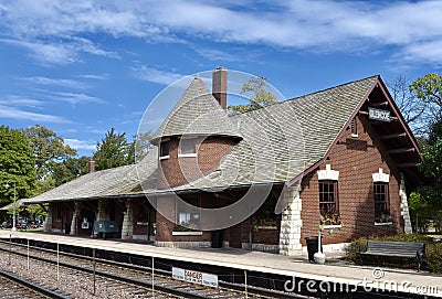 Glencoe Station Stock Photo