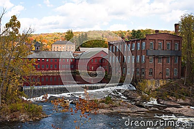 Fall River Scene Stock Photo