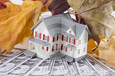 Fall Savings Stock Photo