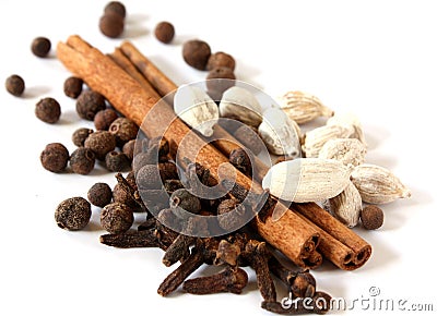 Fall Spices Stock Photo