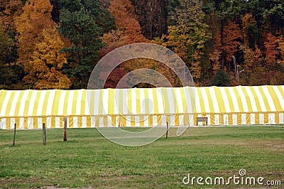 Fall Tent Festival Stock Photo