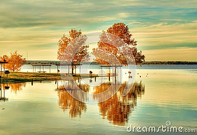 Fall in Texas Stock Photo