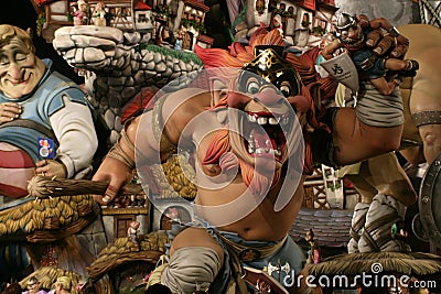 Fallas Valencia 2008 Editorial Stock Photo