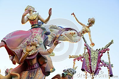 Fallas from Valencia, Spain celebration Stock Photo