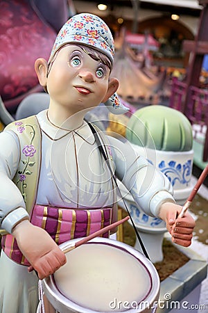 Fallas from Valencia, Spain celebration Stock Photo